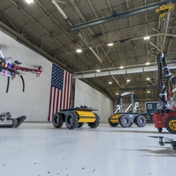 The ASDF accommodates the testing of various autonomous system prototypes, including those that operate on the ground, in the air, and underwater. 