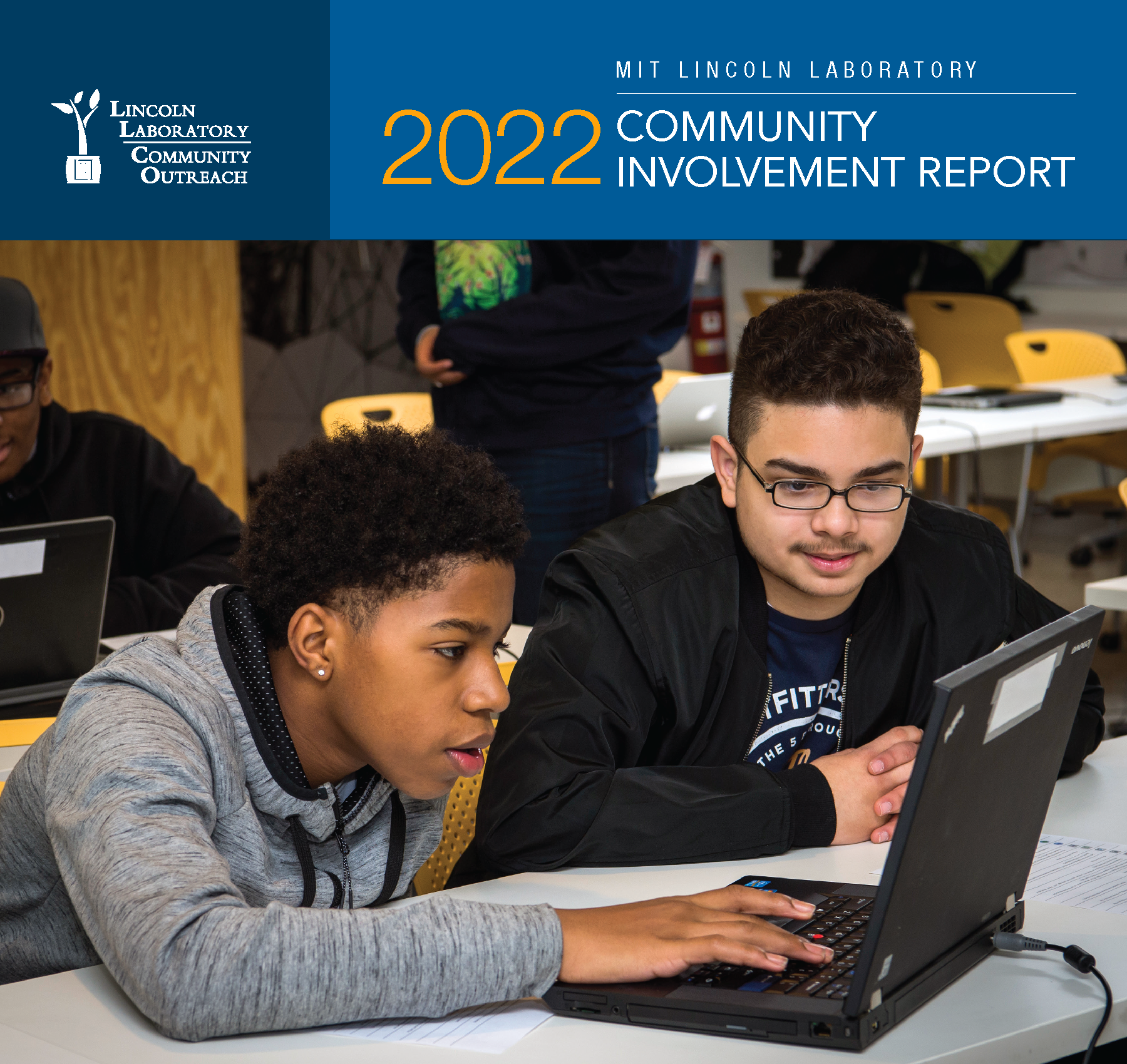 2022 Community Involvement Report Book Cover
