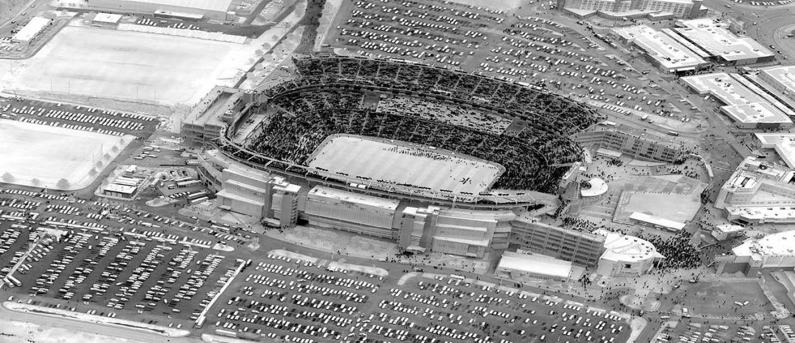 Wide-area infrared imagery of Gillette Stadium taken with the digital-focal-plane-array camera. 