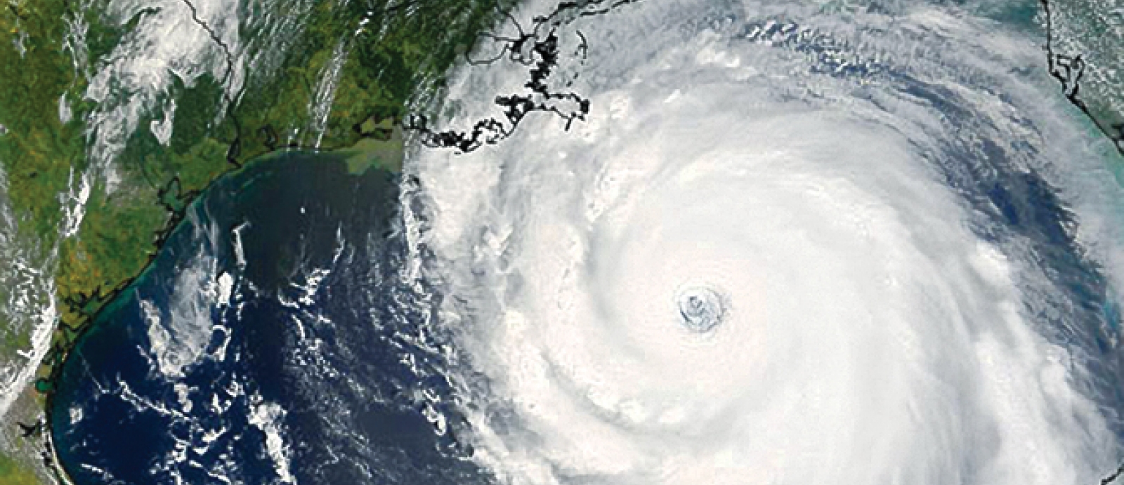 This imagery of Hurricane Katrina as it heads toward New Orleans was captured by a system developed at Lincoln Laboratory.