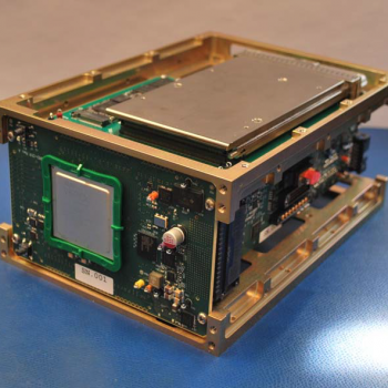 This is a photo of a CubeSatpayload application of the TBIRD technology.