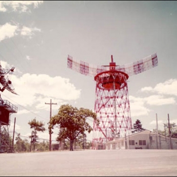 GCI radar at Jug Handle Hill. Picture is used with the permission of The MITRE Corporation (copyright © The MITRE Corporation; all rights reserved).