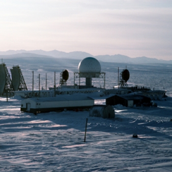 DEW Line installation in Point Lay, Alaska.