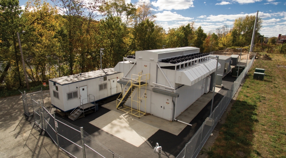 The Lincoln Laboratory supercomputing facility in Holyoke, Massachusetts, is an energy-efficient EcoPod.