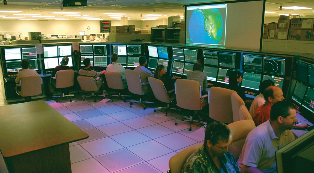 Operators at the Reagan Test Site command-and-control center control the site's sensors, conduct tests, and perform mission tasks in coordination with the primary command-and-control facility in Huntsville, Alabama.