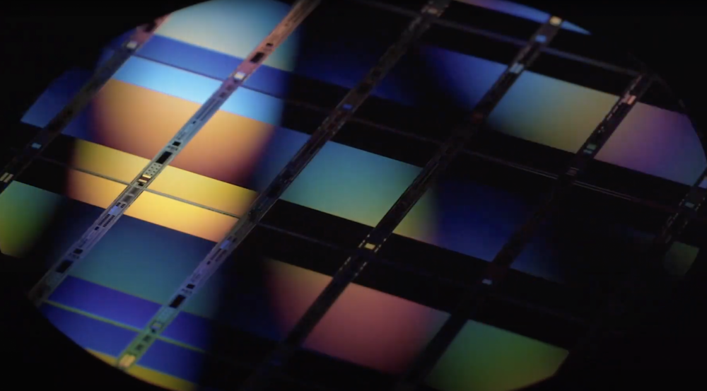 A photo of a wafer