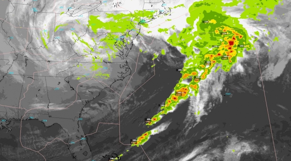 Developed by MIT Lincoln Laboratory and FAA weather experts, the Offshore Precipitation Capability looks a lot like a standard radar product, but its reach goes far beyond conventional radar.