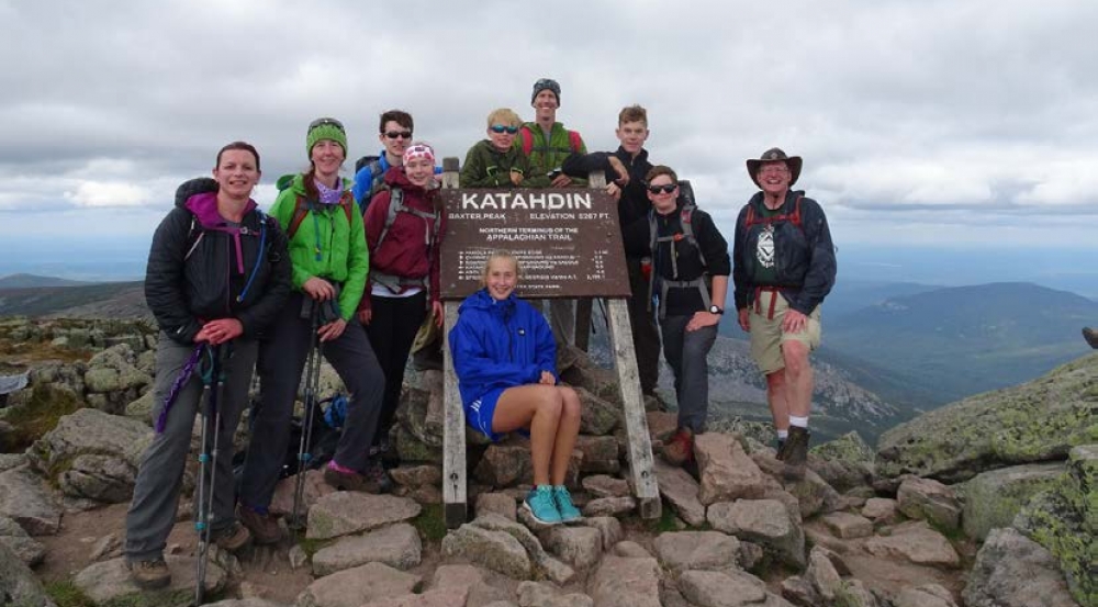 When not pursuing STEM activities, Venture Crew 1775 enjoys monthly outdoor activities, like hiking Mount Katahdin.