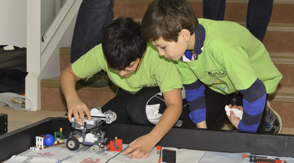 We sponsor all age levels of robotics teams as they explore programming, robotics, and science and technology concepts. 