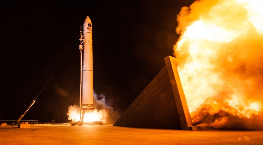 SensorSat was launched and deployed into orbit from this Minotaur IV rocket. Photo courtesy of Orbital ATK