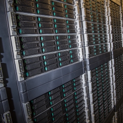 The Lincoln Laboratory Supercomputing Center in Holyoke, Massachusetts, is home to the only zero-carbon emissions supercomputer on the TOP500 list. Photo: Glen Cooper