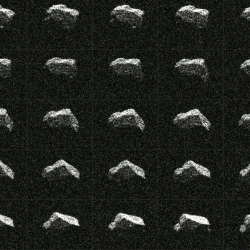 This composite of 11 images of asteroid 2017 BQ6 was generated with radar data collected using NASA’s Goldstone Solar System Radar in California's Mojave Desert on Feb. 5, 2017, between 5:24 & 5:52 p.m. PST