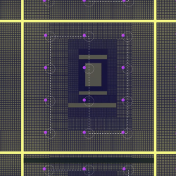 An illustration of electronic oscillator on a chip 