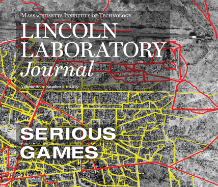 Lincoln Laboratory Journal Cover Volume 23, Number 1 - Serious Games