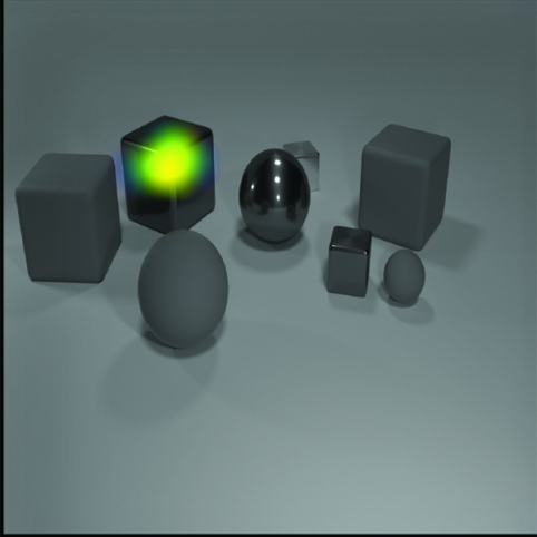 Shapes of different material.