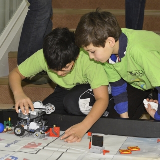 We sponsor all age levels of robotics teams as they explore programming, robotics, and science and technology concepts. 