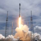 Spacex launches the Transporter-5 mission carrying 59 payloads, including Lincoln Laboratory’s Agile MicroSat. (Photo: SpaceX)