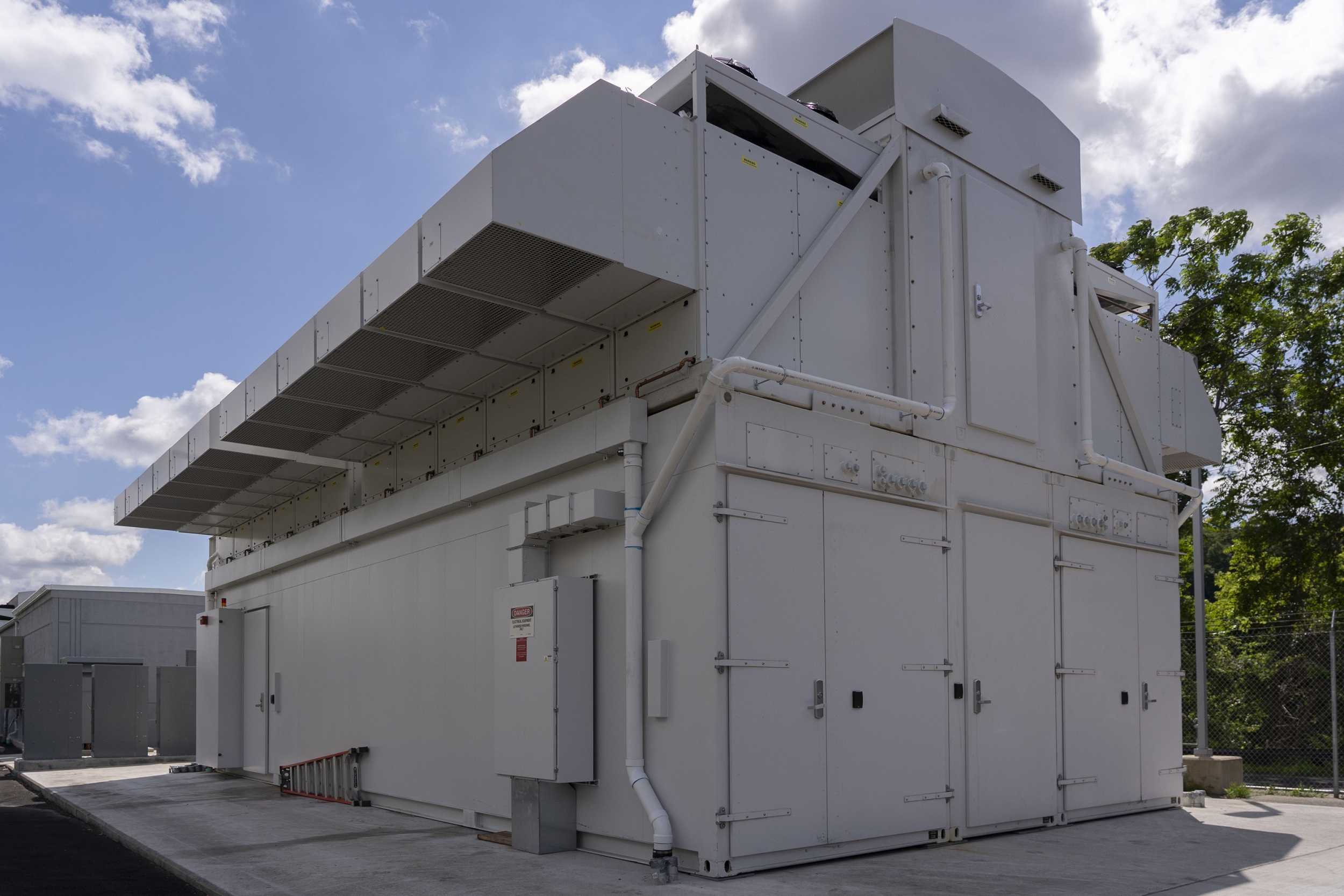 A photo of the outside of a storage faciilty for the computing system.