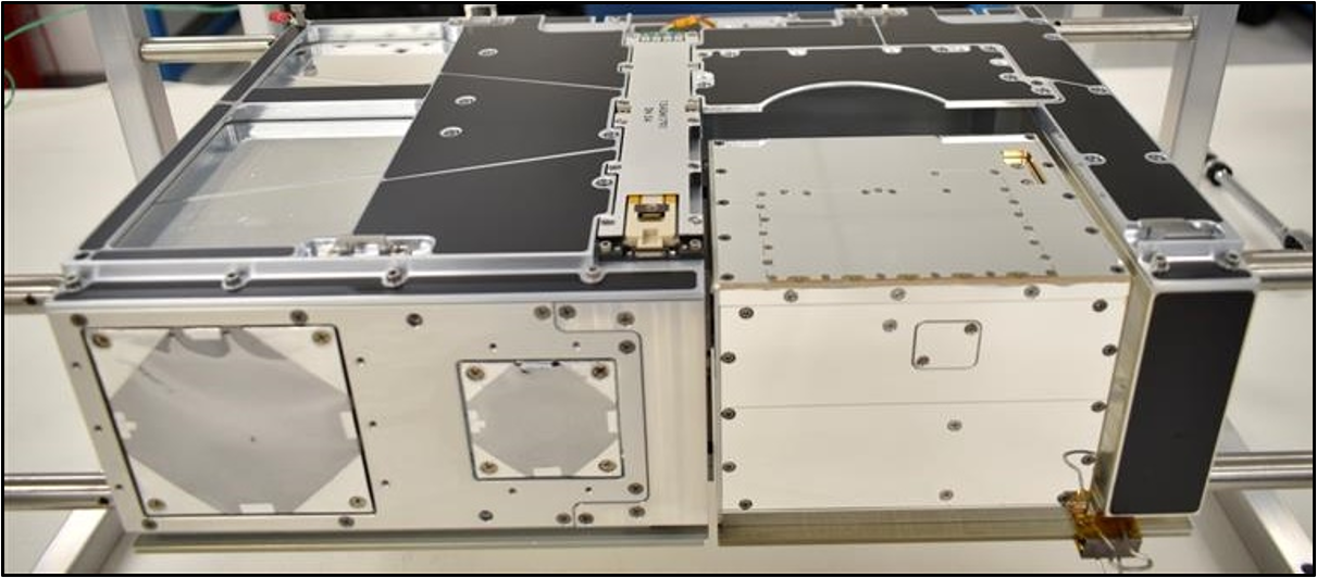 Photo of the first Tomorrow.io Microwave Sensor (TMS) payload