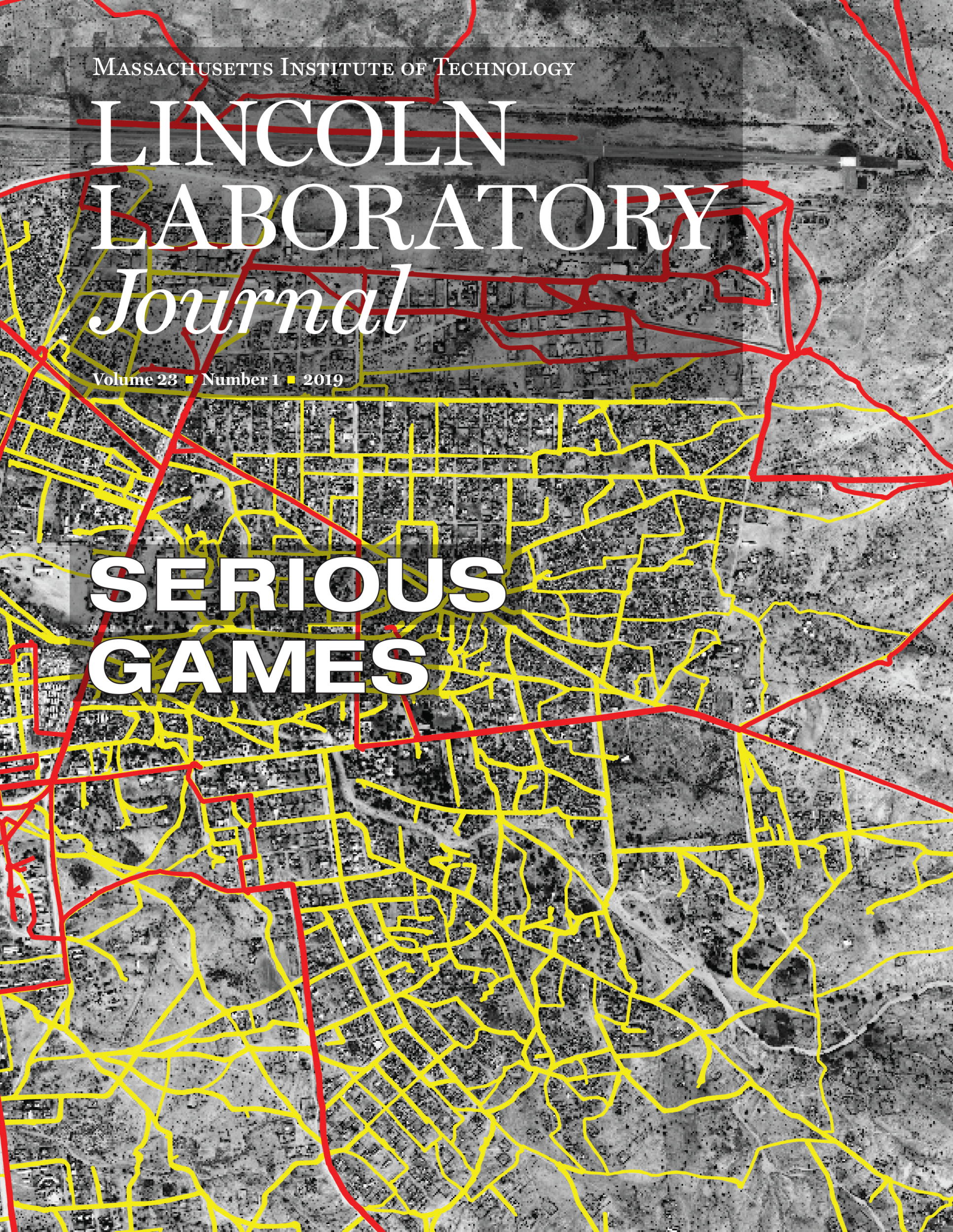 Lincoln Laboratory Journal Cover Volume 23, Number 1 - Serious Games