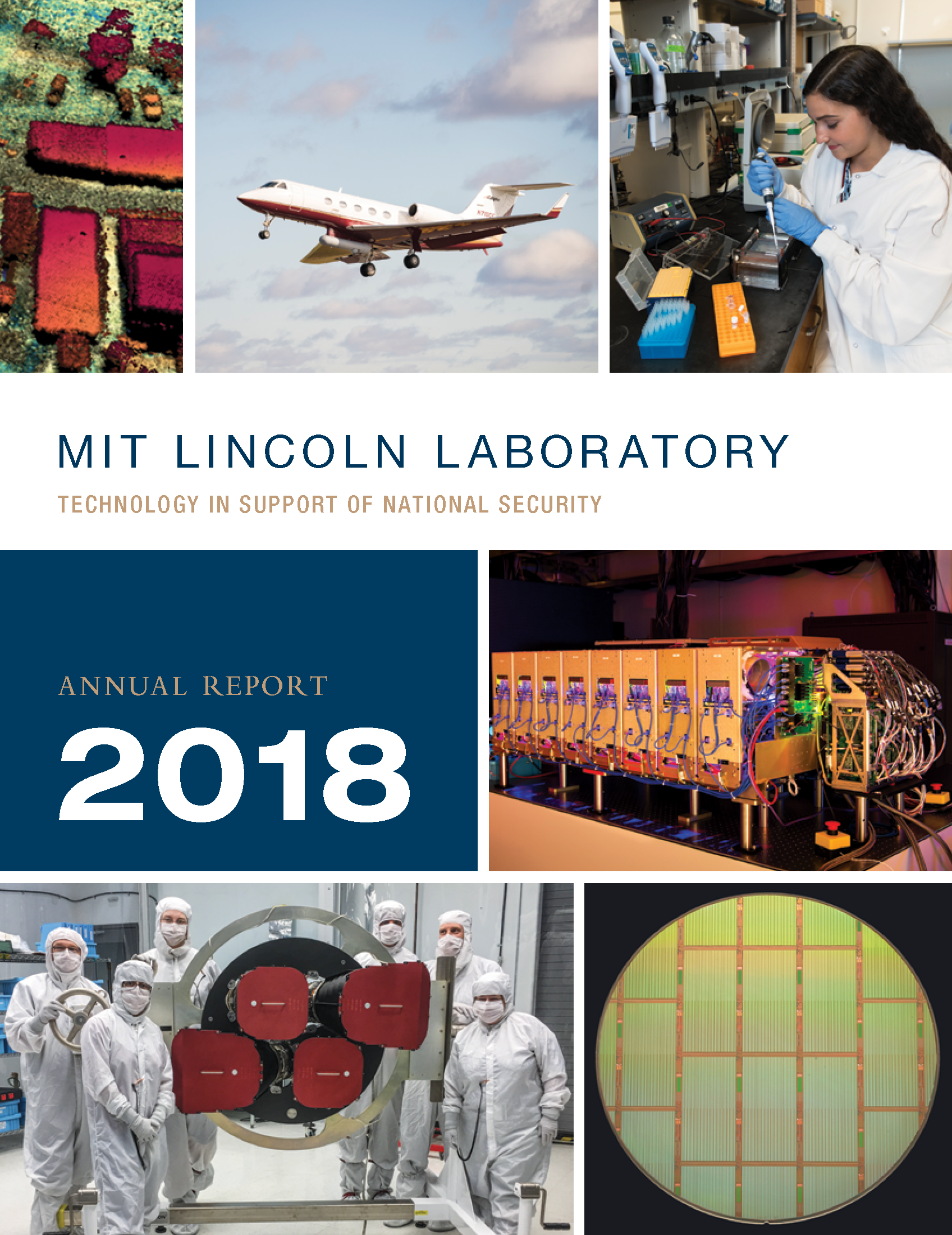 Cover of the 2018 MIT Lincoln Laboratory Annual Report