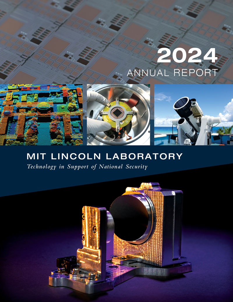 Cover of the 2024 MIT Lincoln Laboratory Annual Report