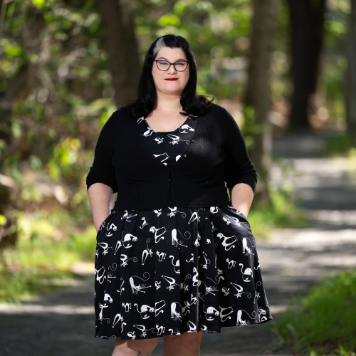 An outdoor portrait photograph of Megan Bliss. 