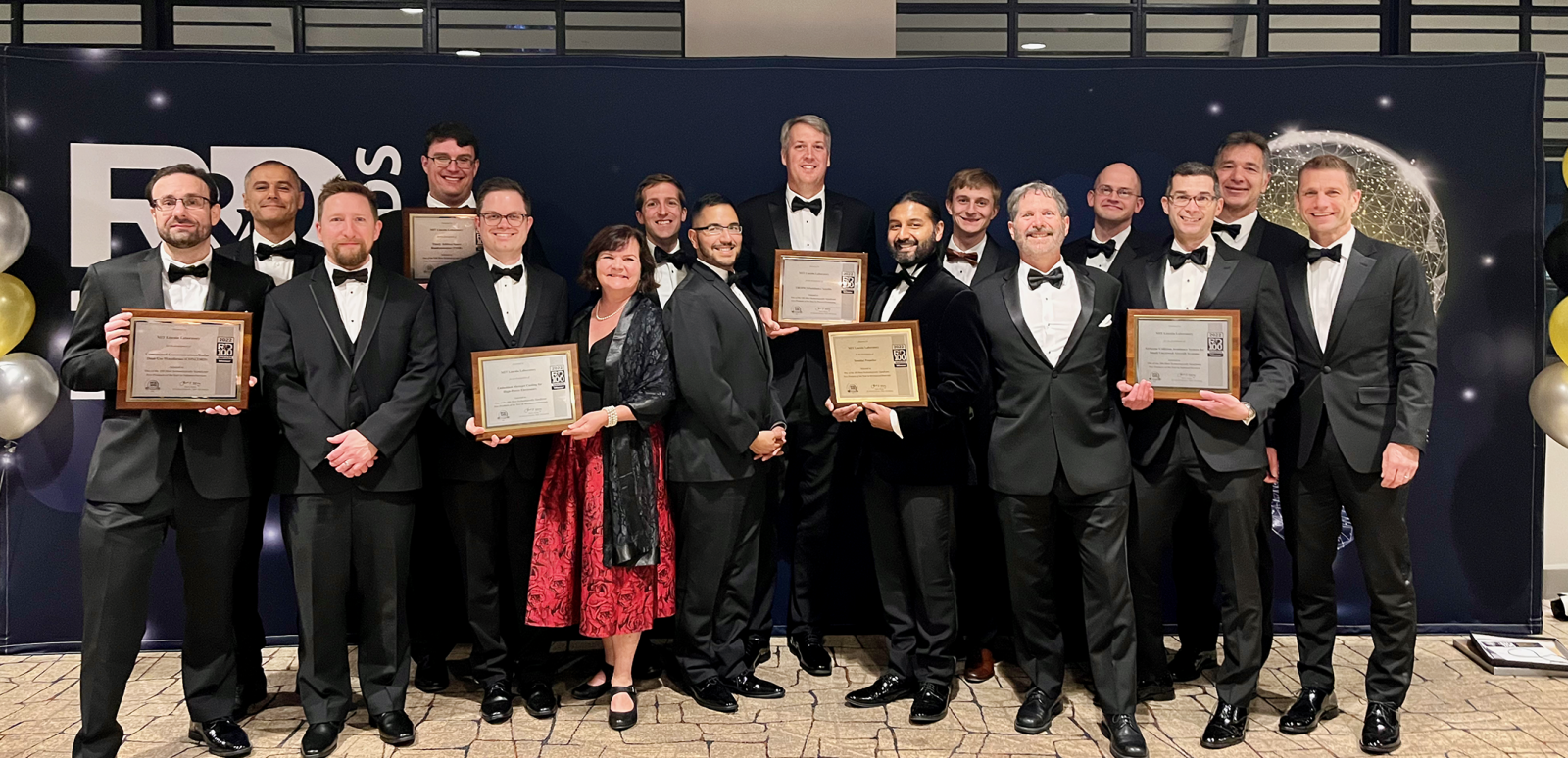 Photo of the principal investigators for the 2022 Lincoln Laboratory R&D 100 Award-winning technologies