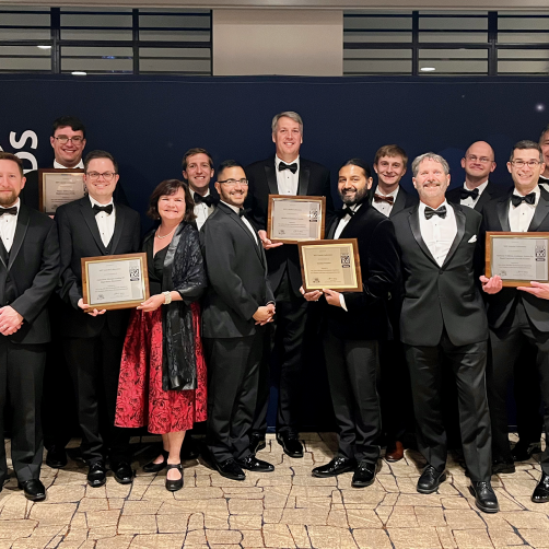 Photo of the principal investigators for the 2022 Lincoln Laboratory R&D 100 Award-winning technologies