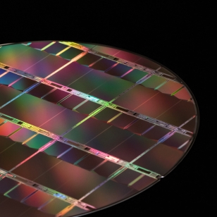 A silicon wafer