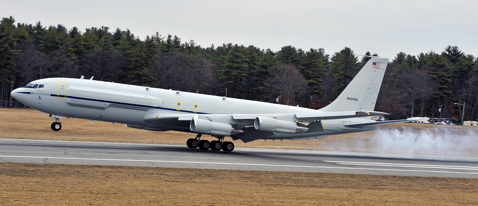 The refurbished Lincoln Laboratory Boeing 707 has been a mainstay of many important R&D programs since 1991.