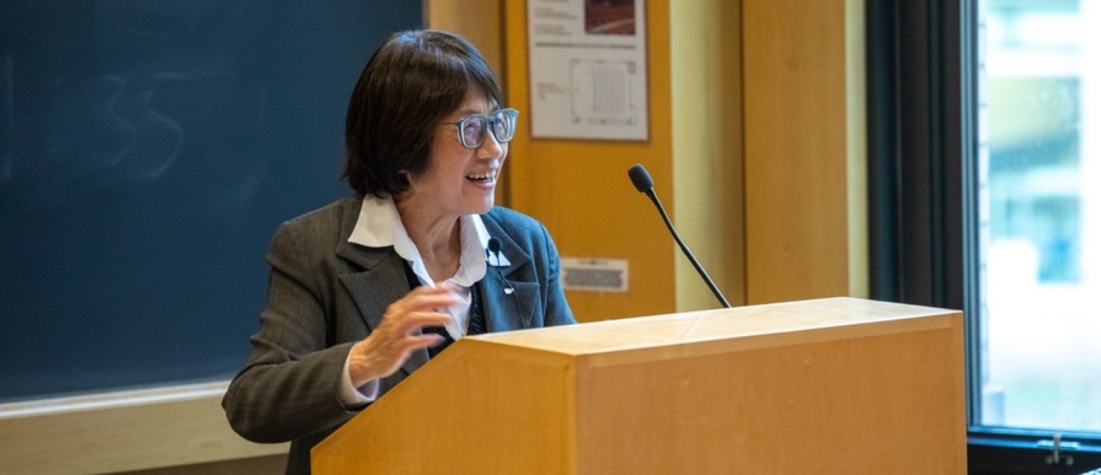 Under Secretary Heidi Shyu gave a talk at MIT titled, “How the Defense Department is Shaping the Future of Advanced Manufacturing." Photo: Tony Pulsone