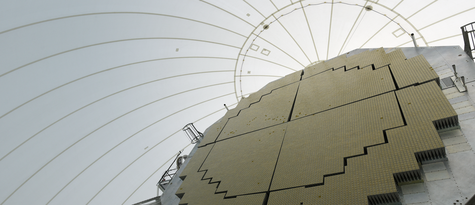 A close-up image of an advanced sensor system