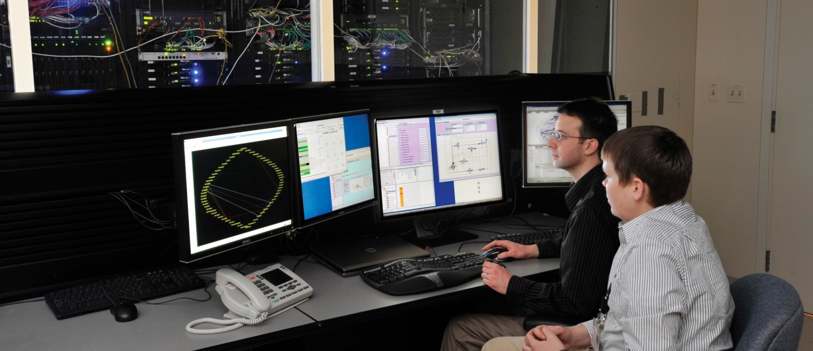 Analysts use the Lincoln Adaptable Real-time Information Assurance Testbed (LARIAT) to evaluate the effectiveness of cyber defense techniques.