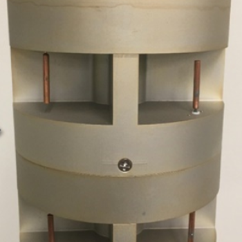 Photograph of the prototype antenna for the in-band full-duplex wireless system