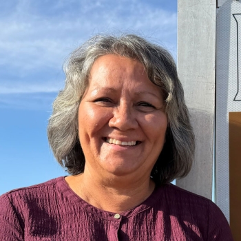 Outdoor portrait of Margaret Savedra