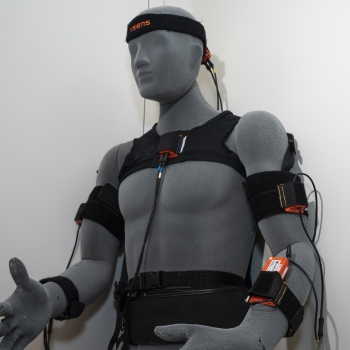 The Xsens MVN system provides full-body 3D motion analysis.