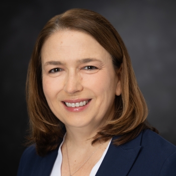 A portrait photograph of Kathy Rink.