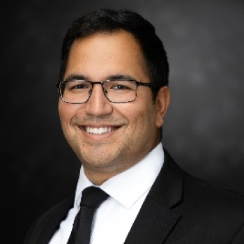 Formal portrait of Luis Alvarez