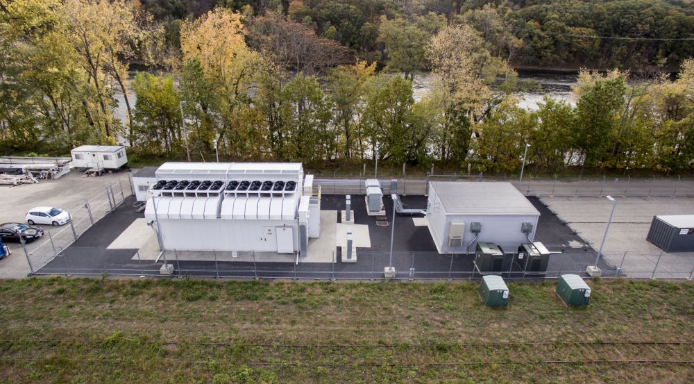 Aerial view of the LLSC data center housed in Holyoke, Massachusetts.