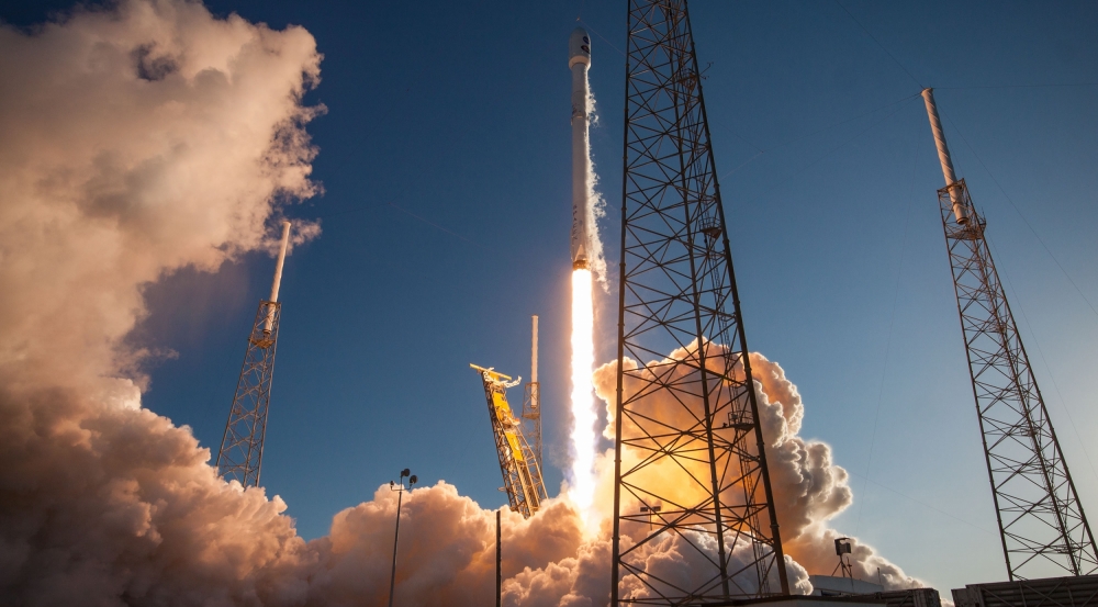 TESS is a NASA-funded mission developed collaboratively with the NASA Goddard Space Flight Center—it launched on April 18 carrying four cameras designed by the Laboratory. The satellite’s mission is to search for exoplanets. Photo: SpaceX