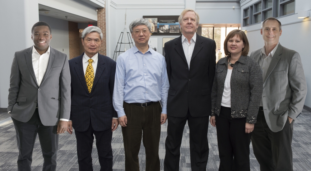 Photo of recipients of the NASA Robert H. Goddard Award