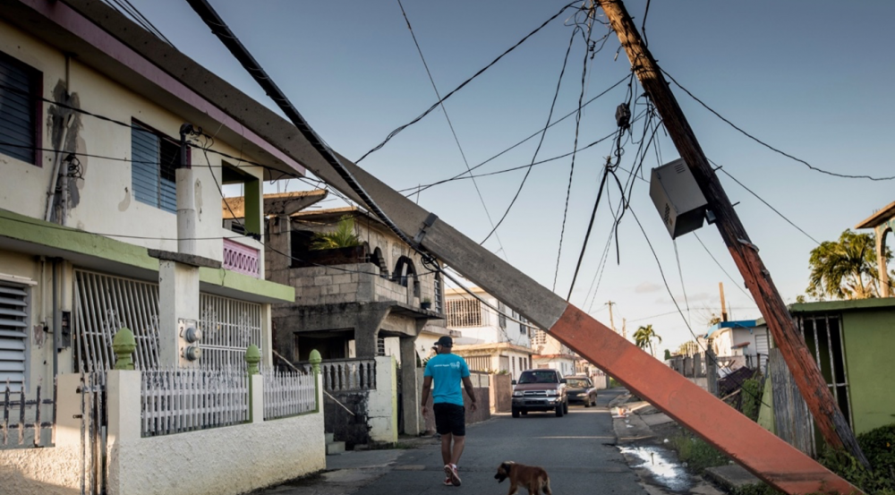 Downed power lines meant many people in Puerto Rico were without electricity for months. The researchers hope their analyses will help Puerto Rico build stronger electrical systems and prevent large-scale power outages in the future. Photo: Lorenzo Moscia