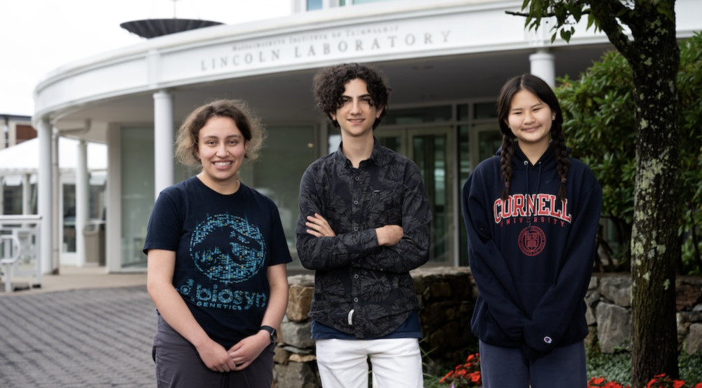 The image above shows the 2024 interns: Mellanie Rodriguez (left), Drew Michaeli (middle), and Anna Wang (right).