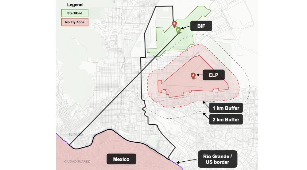 Shown above is a constraint-compliant flight path generated by agentic AI agents.