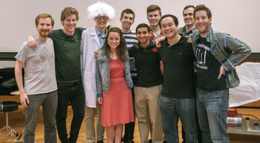 RCG volunteers organized a Science on Saturday event, teaching kids about the science of sound with the help of a mad scientist.