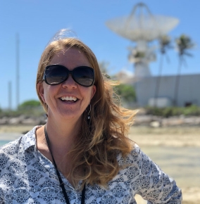 Image of Karyn Lundberg at Kwajalein Field Site