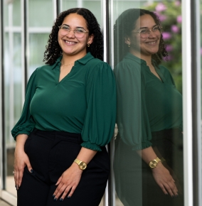 A portrait photograph of Diyaselis Delgado. 