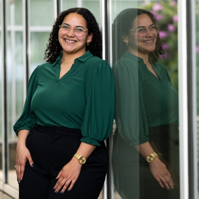 A portrait photograph of Diyaselis Delgado. 