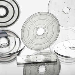 Microfluidic devices for performing various assays were created with the tools in Lincoln Laboratory's Technology Office Innovation Laboratory.